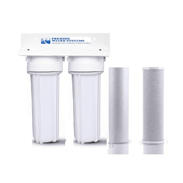 Fluoride Lead Chlorine Removal Undercounter Water Filter System KDF & GAC Leaves Beneficial Minerals 